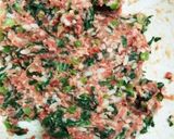 つなぎはご飯で！小松菜ハンバーグ！作り方7写真