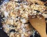 レタスたっぷり納豆豆腐たまごにんにく炒飯作り方15写真