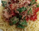 塩とんこつオクラサラダ冷やしラーメン作り方6写真