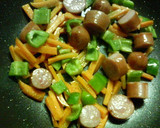 ✿ソーセージとピーマンの❀カレー炒め✿作り方2写真