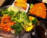 夏にさっぱりとキムチ薬味蕎麦定食作り方1写真