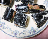 茄子のひき肉とにらの挟み焼きすき焼味作り方4写真