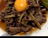 〜すき焼き風〜和風牛丼作り方4写真