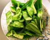 豚こま団子ときゅうり野菜味噌にんにく炒め作り方3写真