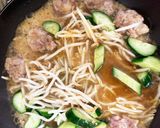 豚こま団子ときゅうり野菜味噌にんにく炒め作り方10写真