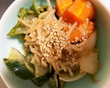 豚こま団子ときゅうり野菜味噌にんにく炒め作り方12写真