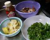 筍と豚肉の焼肉のたれ炒め♪作り方1写真