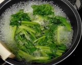 ほうれん草ソテー 追いバター作り方4写真