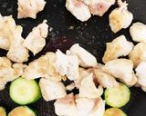 夏野菜胸肉の砂糖を使わない照り焼き作り方10写真