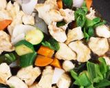 夏野菜胸肉の砂糖を使わない照り焼き作り方11写真