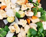 夏野菜胸肉の砂糖を使わない照り焼き作り方12写真