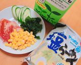 汁も旨っ！！豆乳生姜の冷やし塩ラーメン♡作り方1写真