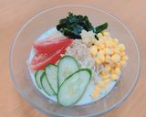 汁も旨っ！！豆乳生姜の冷やし塩ラーメン♡作り方5写真