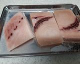 かじきまぐろとキャベツの味噌炒め作り方1写真