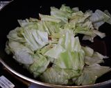 かじきまぐろとキャベツの味噌炒め作り方5写真