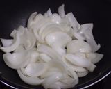 玉葱&卵の納豆炒め作り方1写真