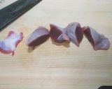 砂肝の煮込み 白ワイン風味作り方1写真