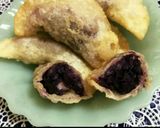 チーズ入り紫芋の半月揚げ(ジャガイモ)作り方3写真
