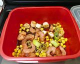 海老とコーンの旨味あんを冷たい麺で☆作り方5写真