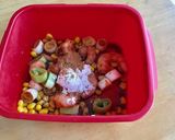 海老とコーンの旨味あんを冷たい麺で☆作り方7写真