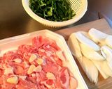 豚★ピーと新玉ねぎ炒め作り方1写真