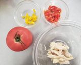 トースターだけ!夏野菜のトマトファルシ作り方3写真