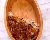 女子中学生　弁当　玄米　お花ウィンナー作り方1写真