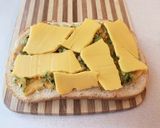野菜入りチーズサンドイッチ♫作り方1写真
