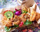 女子中学生　弁当　玄米　お花ウィンナー作り方8写真