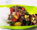 半夏生のガパオ弁当※覚え書き作り方2写真
