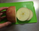 ☆栄養逃さないりんごのスターカット☆作り方2写真