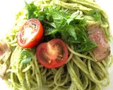 夏♪爽やか♪大葉のジェノベーゼパスタ作り方5写真