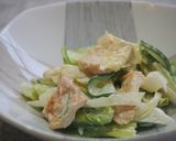 キャベツと厚揚げのわさびマヨ和え♪作り方6写真