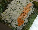 サーモンとセロリのトリフ塩海苔巻作り方4写真