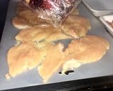 鶏ムネの梅しそチーズコーンフレーク揚げ作り方2写真