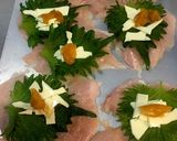 鶏ムネの梅しそチーズコーンフレーク揚げ作り方3写真