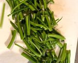 エンツァイにんにく炒め作り方3写真