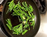エンツァイにんにく炒め作り方6写真
