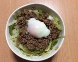 超手抜き、お手軽！キャベ丼作り方6写真