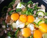 めんつゆと焼き肉のたれでゴーヤチャンプル作り方8写真