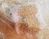 【プチプチ感】ごまゆかりおにぎり作り方1写真