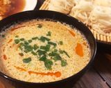 簡単本格♡濃厚豆乳ごま担々つけ麺作り方5写真