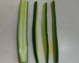 ラップでくるくる海苔巻(ツナかにかま)作り方1写真