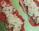 肉巻きに温玉添えて…☺作り方2写真
