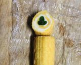 くるくる可愛い＊インゲン卵ロール作り方6写真