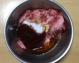 超簡単☆漬け込んで炒めるだけのプルコギ丼作り方1写真