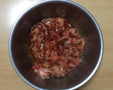 超簡単☆漬け込んで炒めるだけのプルコギ丼作り方2写真