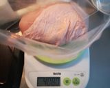 最強おつまみ　しっとり鶏ハムのねぎ塩昆布作り方2写真