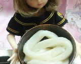 リカちゃんサイズ♡野球シリーズ伊勢うどん作り方2写真