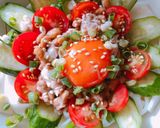 簡単♪ 納豆ツナ冷やしきしめん作り方2写真